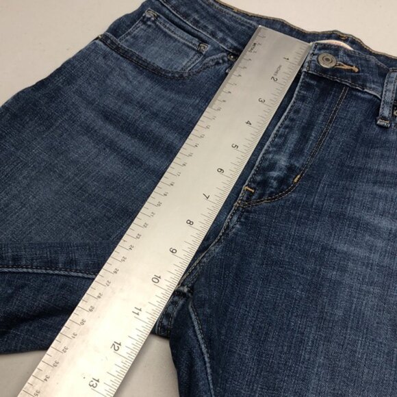 LEVI 721 HIGH-RISE SKINNY CUTOFF JEAN SHORTS 6/28 🇺🇸 - Picture 11 of 11